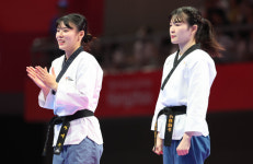 강완진-차예은, 태권도 품새 ‘동반 금메달’...대한민국 선수단 ‘금빛 단비’ 내렸다 [SS항저우in]