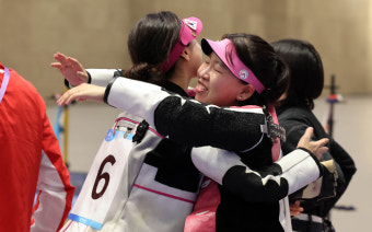 女사격, 50m 소총 3자세-25m 권총 단체전 銅...이은서 연이틀 메달 따냈다 [SS항저우in]