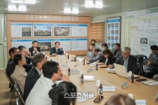 강원특별자치도교육청, 신동초등학교 이전 신축공사 지연에 따른 대책 회의