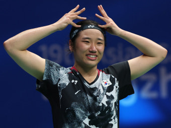 ‘무릎통증’ 안세영, 가장 높이 날았다...中 천위페이 잡고 金...여자단식 29년 만의 경사 [SS항저우in]