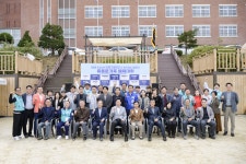 [포토]원강수 원주시장, 미래고등학교 총동문 체육대회 참석