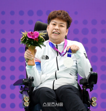 [포토] 보치아 정소영 ‘은메달 걸고 환한 미소’
