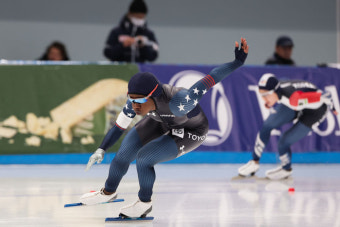 1차 5, 7위→2차 대회 동, 은메달...김민선 서서히 올라오고 있다 [ISU 스피드스케이팅 월드컵]