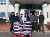 원주시 문막읍 청장년회·주민협의회, 백미 70포 기탁