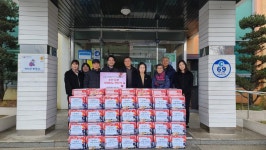 춘천은하수교회, 춘천시 동면에 라면 100박스 기부
