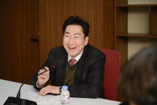 [포토]원강수 원주시장, ‘스마트마이닝 디지털센터 건립 간담회’ 참석