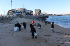 속초시 장사동새마을 주민협의체, 장사해변 환경정화활동 실시