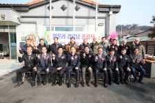 [포토]신영재 홍천군수, ‘월운리 경로당 준공식’ 참석