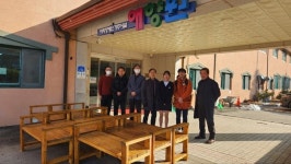 원통중학교 학생자치회와 학부모회, 지역사회 기부 행사에 나서