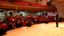 [포토]2024 얼음나라 화천산천어축제, 대학생 도우미 일자리 추첨식 및 특강