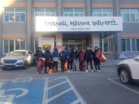 정선군 사북읍번영회, ‘내 점포 앞 청소하기’ 캠페인 추진