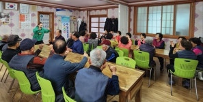[포토]횡성군 치매안심센터, ‘백세누리 두뇌 건강 교실’ 운영