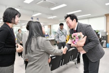 [포토]원강수 원주시장, 신림면 연초순방