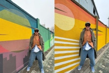 ‘미대오빠’ 구준엽, 본업 매력 발산…용산구 서빙고에 벽화작업