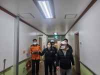 김숙자 홍천소방서장, 대형화재 예방 연호요양병원 현장지도