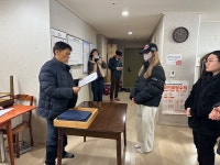 철원군 지포3리 마을회, 대학 입학생에 장학금 340만원 전달