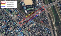 원주시, (구)학성초등학교 인근 도로 부분 통제