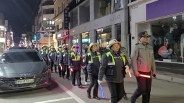 홍천경찰서, 여성자율방범대와 합동 순찰·점검