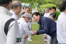 원강수 원주시장, 청춘스타트 궁도 대회 격려 방문