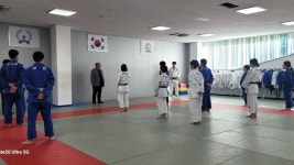 아프리카 보츠나와 국가대표유도팀 정선재 감독, (사)홍천유도스포츠클럽 방문