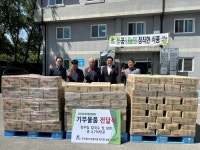 ㈜산돌식품, 홍천읍 49개 경로당에 칼국수와 냉면 나눔