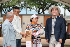 김진태 강원지사, 제1회 강원자치도 노인회장기 파크골프대회 참석