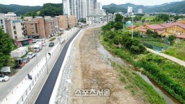 용인시, 천리2교~동아아파트 350m구간 산책로 ‘완료’