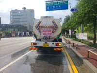 원주시, 살수차 집중 운영 ‘폭염 대응’ 총력