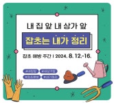 원주시, 보행자 편의 위한 도로변 잡초 집중 제거