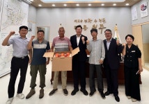 원강수 원주시장, 백만불복숭아 영농조합과 간담회