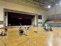 고창군립체육관서 ‘보치아 국가대표’ 상비군 전지훈련