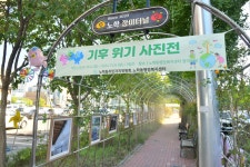 속초시 노학동 행정복지센터, 기후위기 사진전 개최