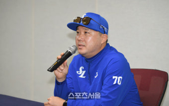 [포토] 답변하는 삼성 박진만 감독