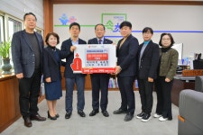 제이마트 속초점, 속초시 장애인체육회에 식품 지정기탁