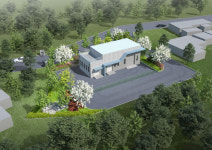 춘천시 사북면 원평리, 마을하수도 건설공사 착공