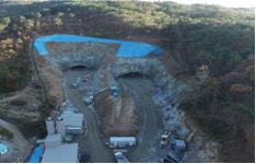 원주시, 동부순환도로(번재소류지∼백호정사) 도로개설공사 순항...터널 공정 진행