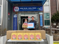 (주)과자의성, 속초시 노학동에 성품 전달