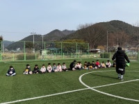 홍천군청소년수련관, 유소년축구단 첫 야외수업
