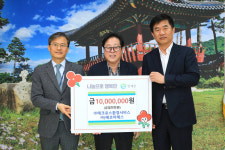 ㈜테크로스환경서비스·(주)에코이에스, 인제군 취약계층 성금 기탁