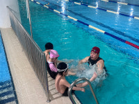 춘천 반다비국민체육센터, 道재활병원 어린이 환우 재활체육 수영교실 운영