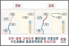 강원자치도 <포천~철원 고속도로·원주 연결선> 예타 선정 강력 촉구!