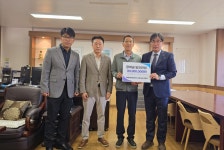 푸른하늘환경(주), 양양고등학교 재학생 10명에게 장학금 전달