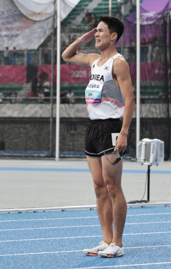이재웅, 亞육상선수권 한국 1호 메달 신고!…남자 1500m 준우승
