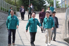 육동한 춘천시장, 집중호우 대비 배수펌프장 현장 점검