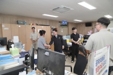 육동한 시장, 사북면 치안·복지 현장 점검