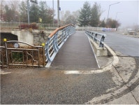 평창군, 진부면 면외동천(면외동 2교) 인도교 설치 공사 완료