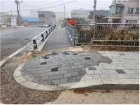 평창군, 진부면 면외동천(면외동 2교) 인도교 설치 공사 완료