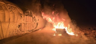 [강원소방]강릉 옥계남성의용소방대, 순찰 중 화재현장 안전조치