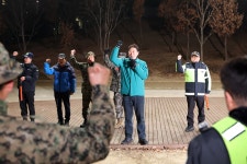 원주시, 설맞이 ‘지정면 기업도시’ 자율방범 합동순찰