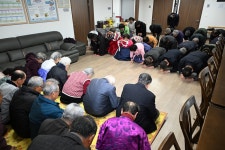 평창읍 대하리, 95세 최고령 어르신 모시고 합동 세배